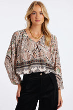 Load image into Gallery viewer, Maude Bubble sleeve top Bishop + Young