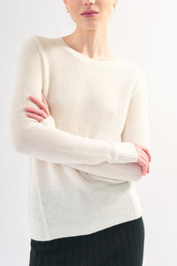 Gauzy Ribbed Sweater