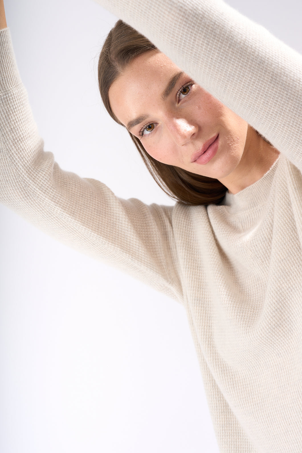 Waffle Knit Cashmere Clouds