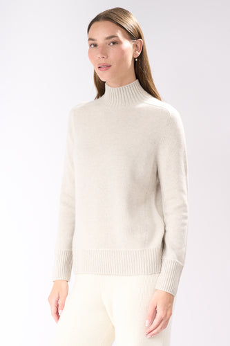 Mock Rib Cashmere Clouds