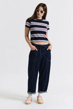 Load image into Gallery viewer, Villa Drawstring Blue Mood Daze