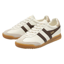 Load image into Gallery viewer, Off  White/Brown Leather Gola