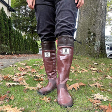 Load image into Gallery viewer, WBSJ Rain Boots Wine Red