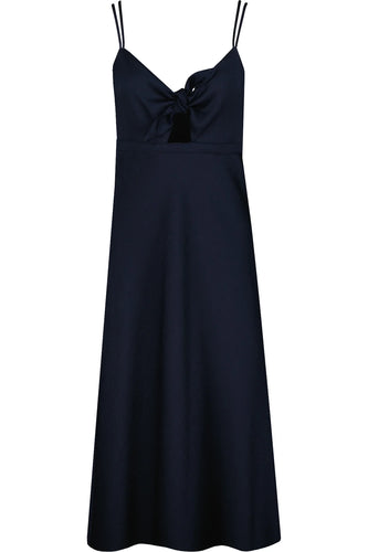 Micro Plisse bias cut dress Bishop + Young