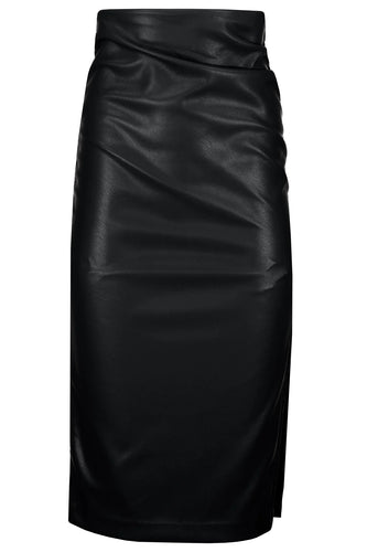 Colette Ruched midi Skirt Bishop + Young