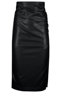 Colette Ruched midi Skirt Bishop + Young