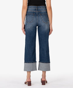 Sienna High Rise Wide Leg roll up Kut from the Kloth