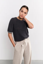 Load image into Gallery viewer, Wide-leg trousers with pinstripe - Yaya the Brand