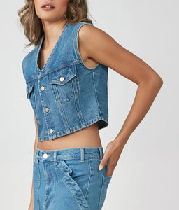 Carter cropped Vest Lola