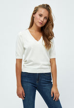 Load image into Gallery viewer, Mila V-neck Knit Tee Minus