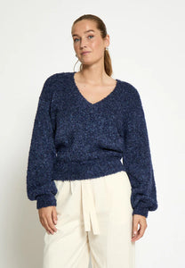 Jennie V-neck Knit Pullover Minus