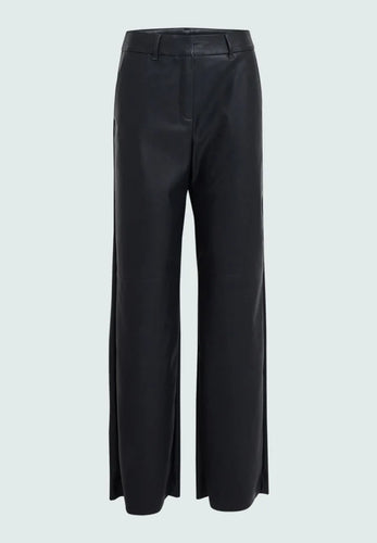Tasja Mid Waist PU Pant Minus