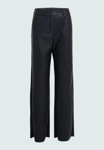 Tasja Mid Waist PU Pant Minus