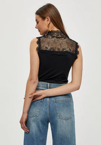 Vanessa Short Sleeve High Neck Minus
