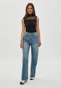 Vanessa Short Sleeve High Neck Minus