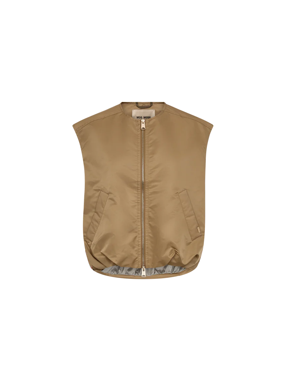 Kura Solid Waistcoat Mos Mosh