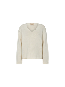 Bine LS V-neck Knit Mos Mosh