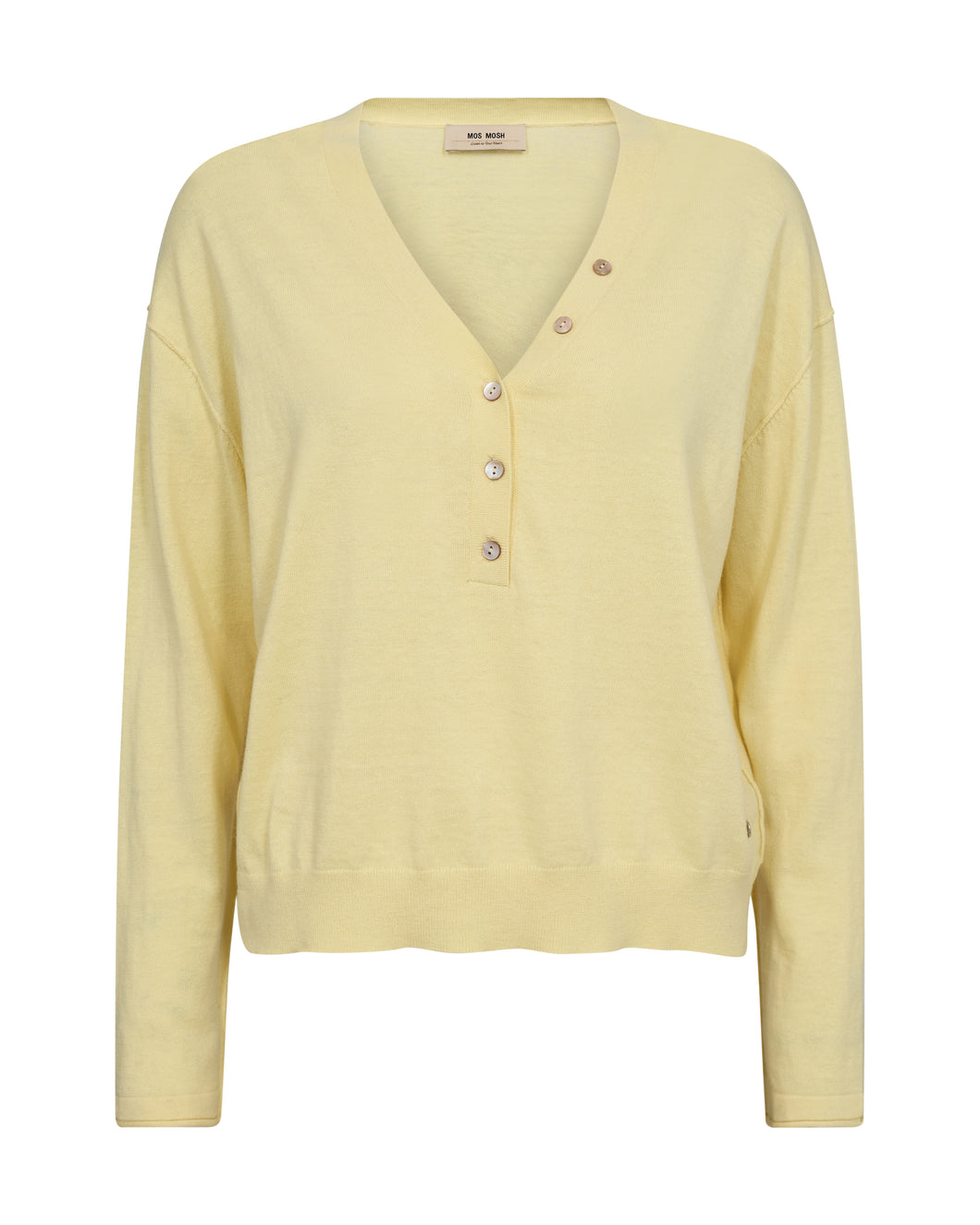 Chani Placket Knit Mos Mosh