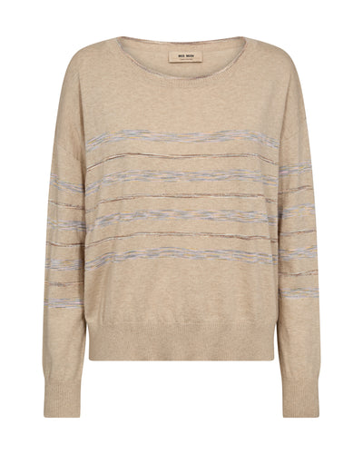 Pitch Tani LS stripe Knit Mos Mosh