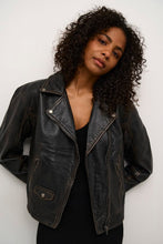 Load image into Gallery viewer, Jane Leather Jacket Kaffe