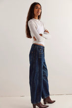 Load image into Gallery viewer, Good Luck Mid Rise Barrel Free People