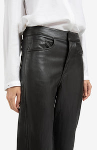 Faux leather carrot fit trousers Yaya the Brand