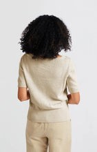 Load image into Gallery viewer, Fine knit sweater with boat neckline and short sleeves - Yaya the Brand