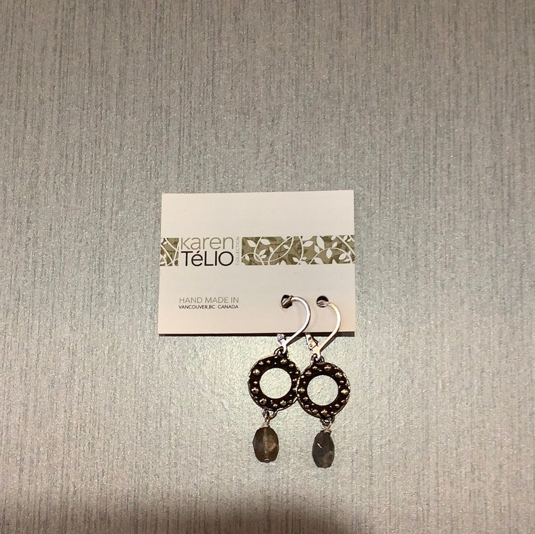 E33F21 Karen Télio - earrings