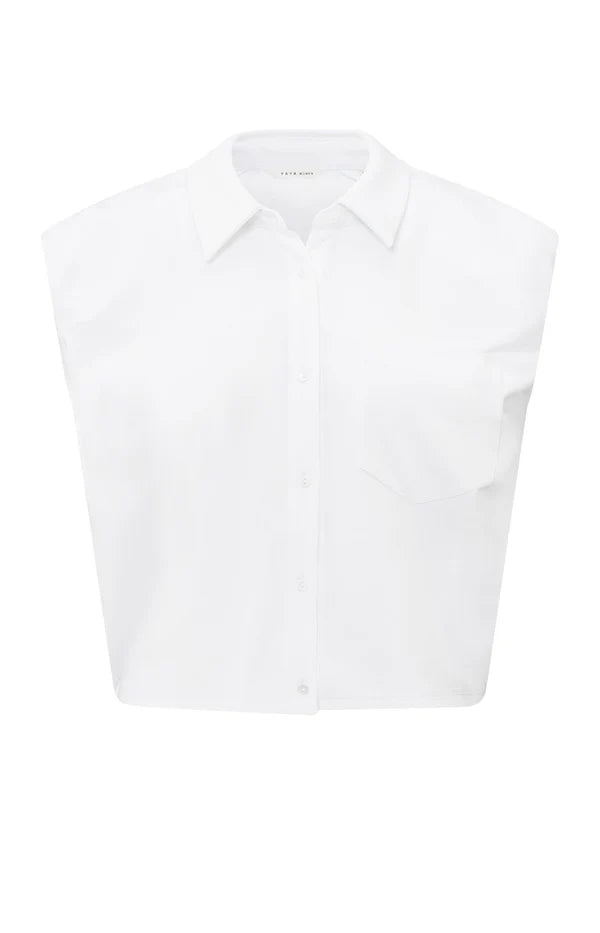 Jersey blouse with puff effect Yaya the Brand