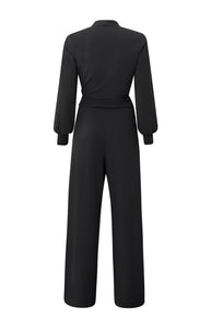 Jersey Jumpsuit with wide leg