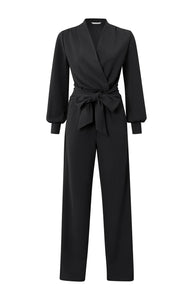 Jersey Jumpsuit with wide leg