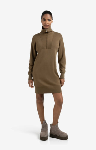 Knitted dress with zipper Yaya the Brand