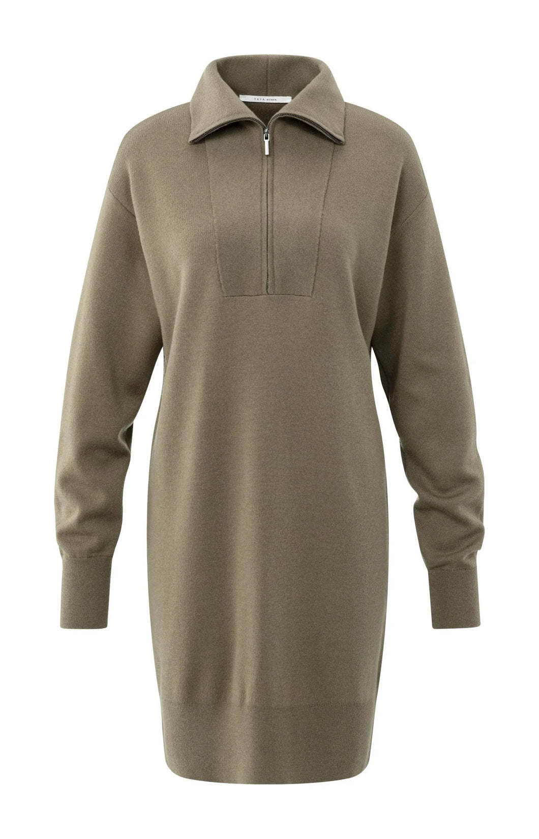 Knitted dress with zipper Yaya the Brand