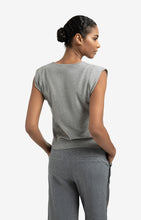 Load image into Gallery viewer, Knitted Gilet a-symmetric butt Yaya the Brand