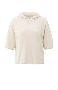 Short Sleeve knitted hoody Yaya the Brand