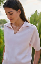 Load image into Gallery viewer, Short sleeve sweater with coll Yaya the Brand