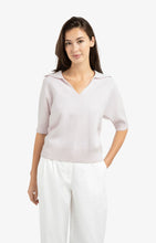 Load image into Gallery viewer, Short sleeve sweater with coll Yaya the Brand