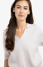 Load image into Gallery viewer, Short sleeve sweater with coll Yaya the Brand