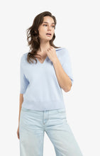 Load image into Gallery viewer, Short sleeve sweater with coll Yaya the Brand