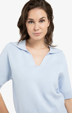 Load image into Gallery viewer, Short sleeve sweater with coll Yaya the Brand