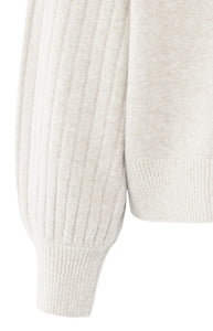 Rib mixed sweater Yaya the Brand