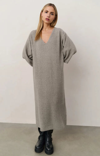 V-neck knitted dress Yaya the Brand