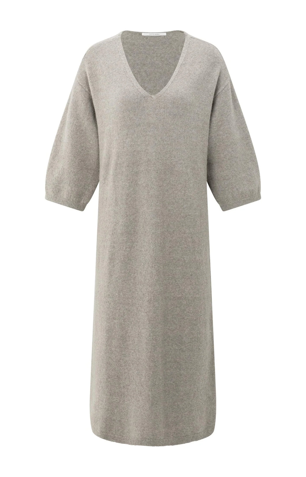 V-neck knitted dress Yaya the Brand