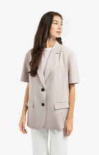 Load image into Gallery viewer, Woven oversized shortsleeve Blazer Yaya the Brand