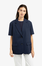 Load image into Gallery viewer, Woven oversized Short sleeve Blazer Yaya the Brand