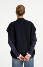 Load image into Gallery viewer, Oversized woolmix woven bodywarmer Yaya the Brand