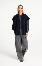 Load image into Gallery viewer, Oversized woolmix woven bodywarmer Yaya the Brand