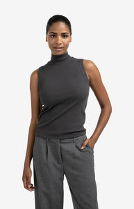 High neck rib singlet Yaya the Brand