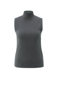 High neck rib singlet Yaya the Brand