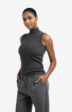 Load image into Gallery viewer, High neck rib singlet Yaya the Brand